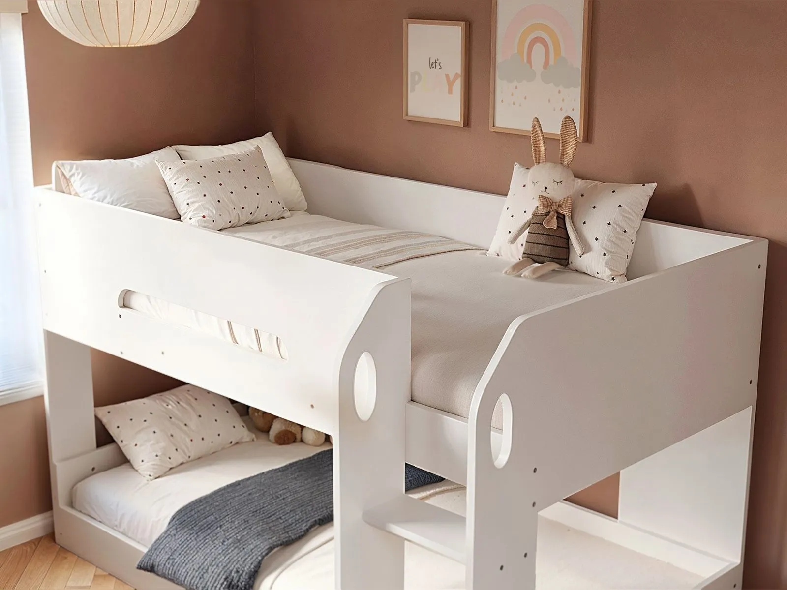 Flair Mystic Low Pod Bunk Bed in White 3