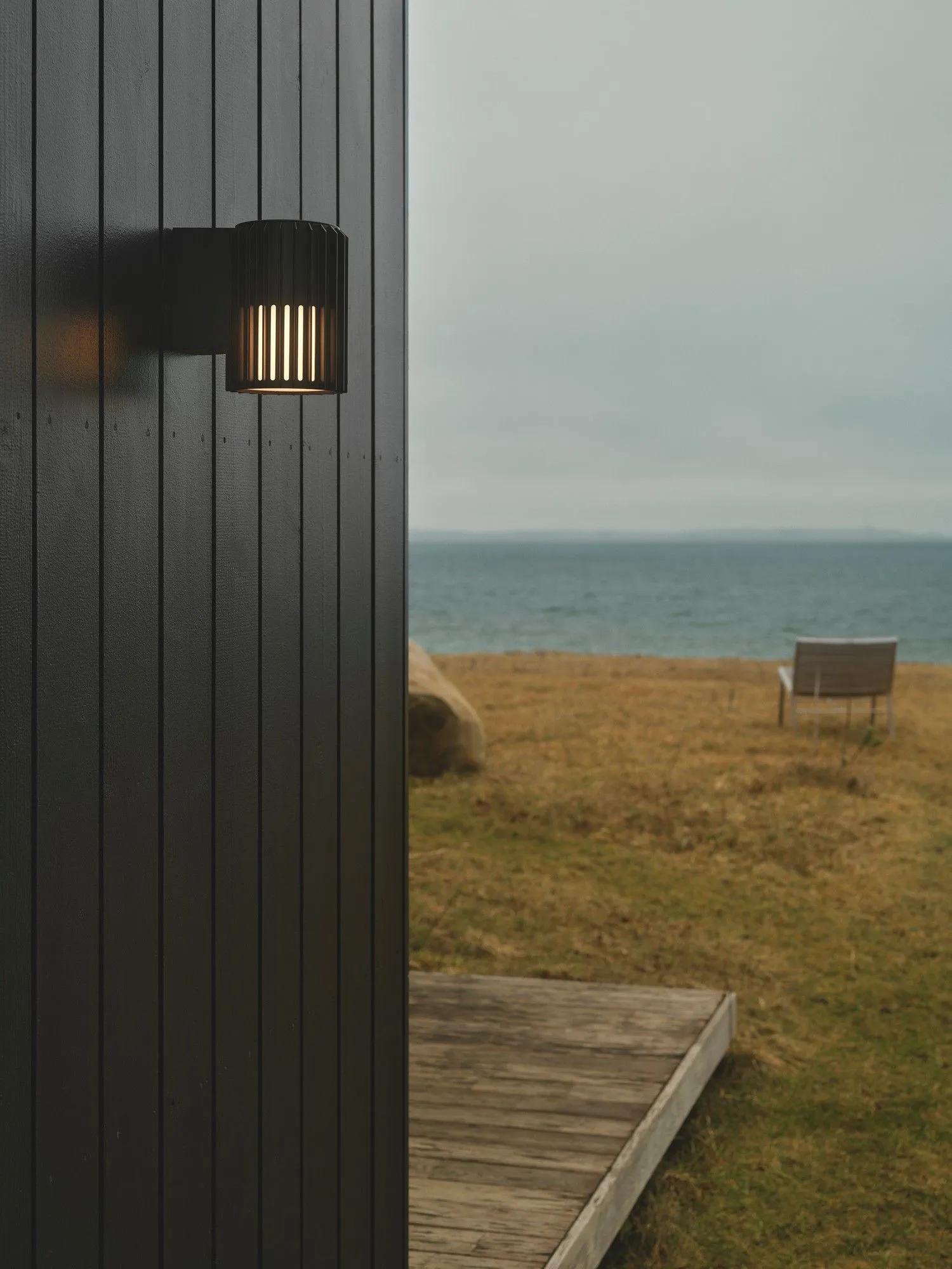 Nordlux Aludra Outdoor Wall Light Black Metal Garden E27 IP54 Mains 4