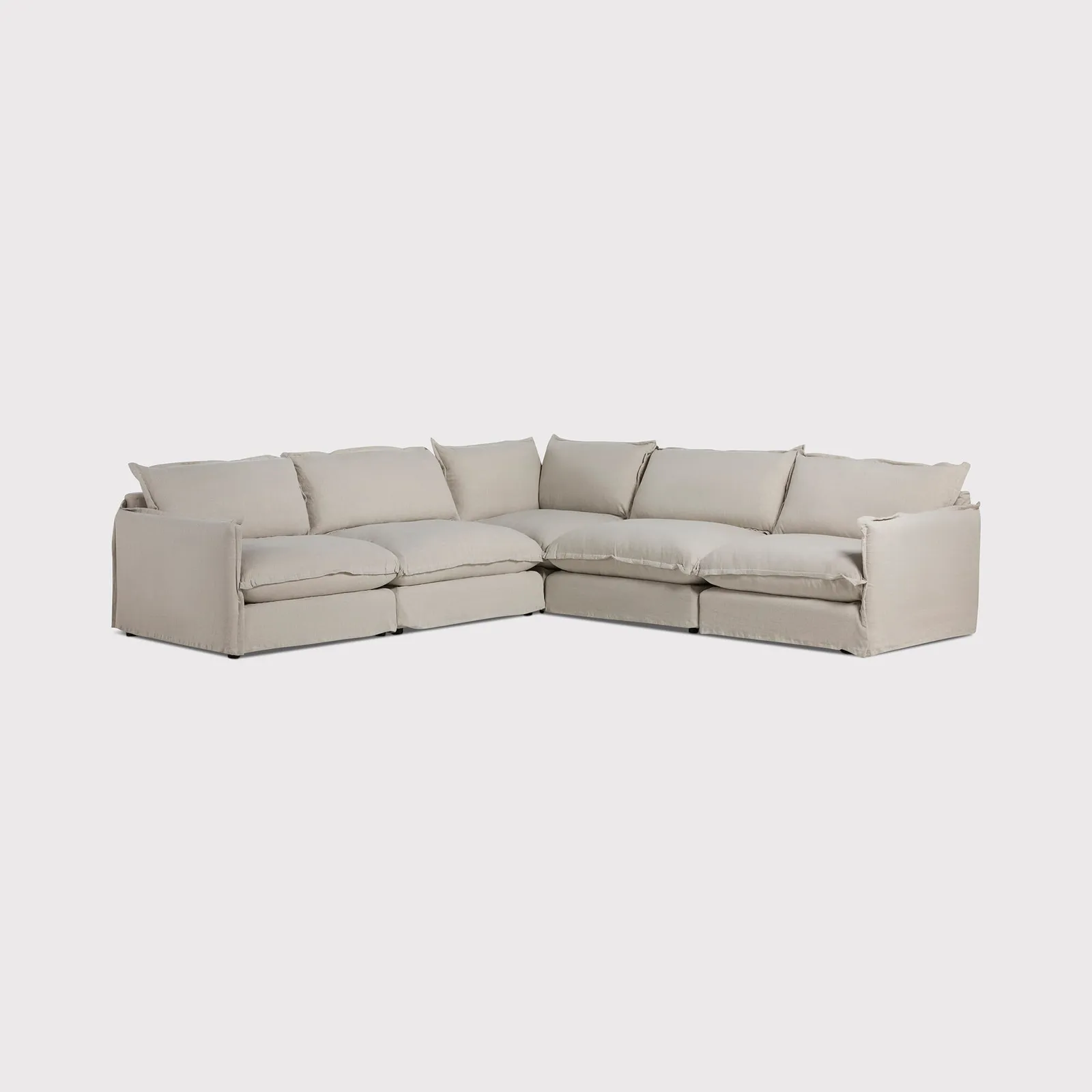 Apperley Corner Sofa, Neutral Fabric | Barker & Stonehouse 1