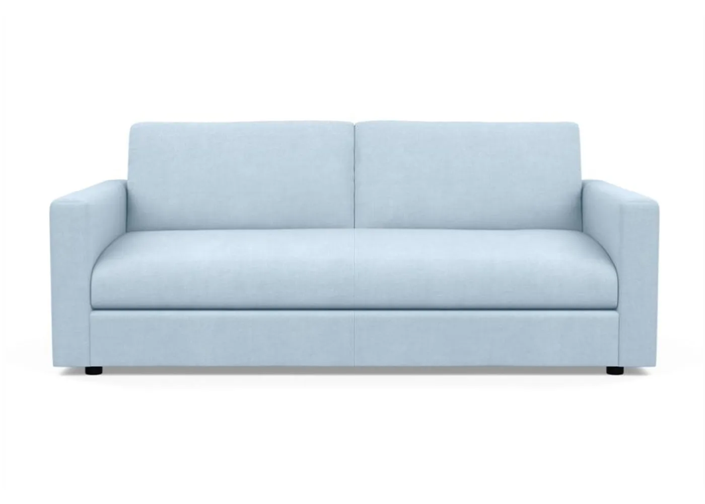 Heal's Nimbus II 3 Seater Sofa Brushed Cotton Cadet Black Feet