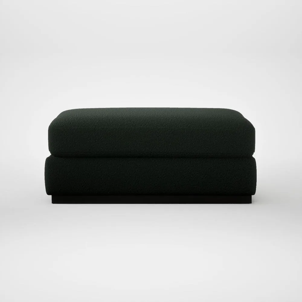 Heal's Trento Ottoman Boucle Fern 1
