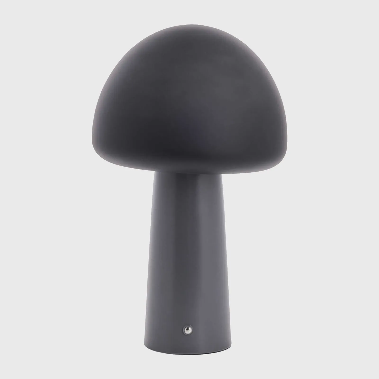 Dark Grey Mushroom Led Lamp Metal | Barker & Stonehouse