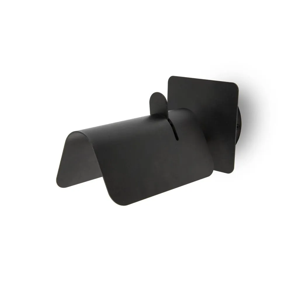 Netlighting Smile Adjustable 1 Light Indoor Wall Light Black E27