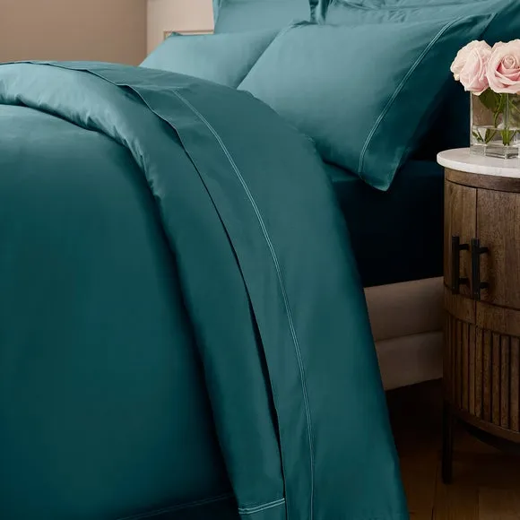 Dorma 800 Thread Count 100% Cotton Sateen Flat Sheet 1