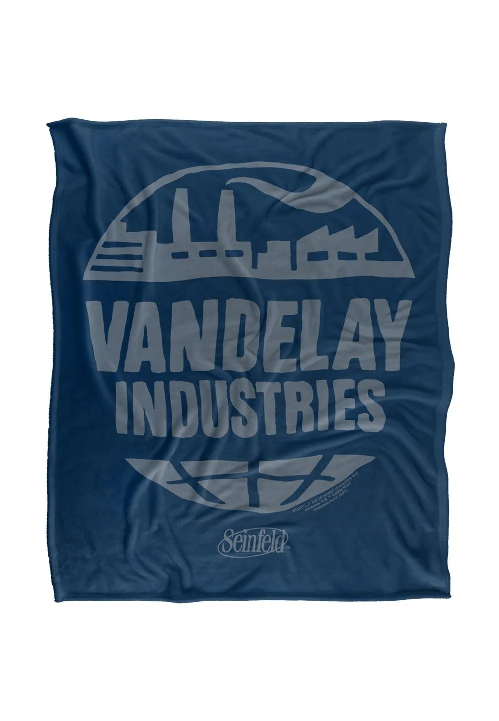 Warner Brothers Seinfeld 152x127cm Salesman Silky Touch Super Soft Throw Blanket in White