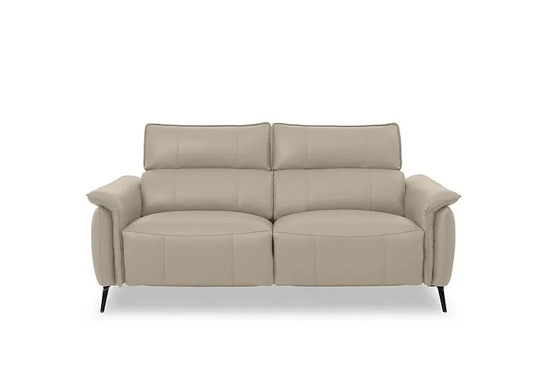 Jude Leather 3 Seater Power Recliner Sofa with Power Headrests