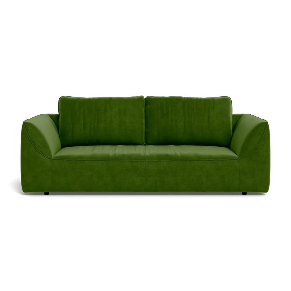Heal's Morven 3 Seater Sofa Smart Luxe Velvet Grass 1