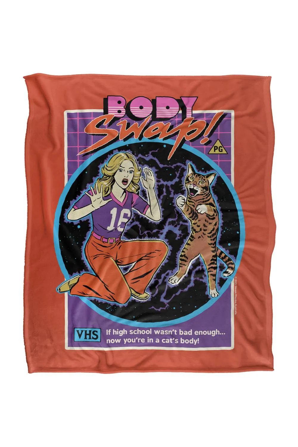 Steven Rhodes Body Swap Silky Touch Super Soft Throw Blanket