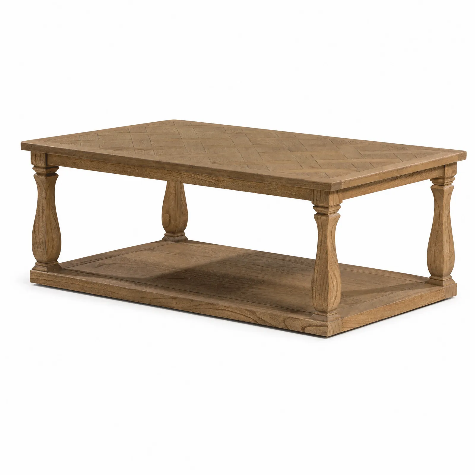 Papillon Rectangular Coffee Table 40X120X70Cm, Brown Oak | Barker & Stonehouse 5