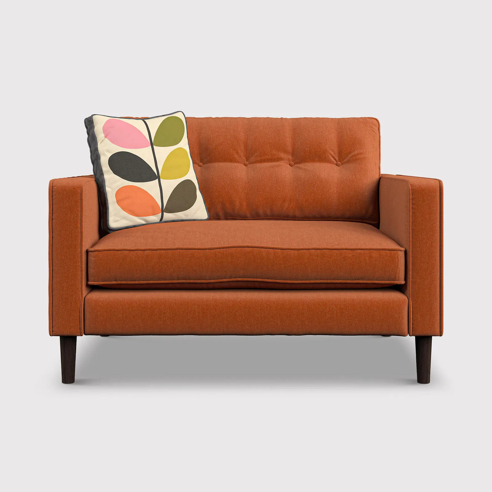 Orla Kiely Ebben Snuggler, Orange Fabric | Barker & Stonehouse 1