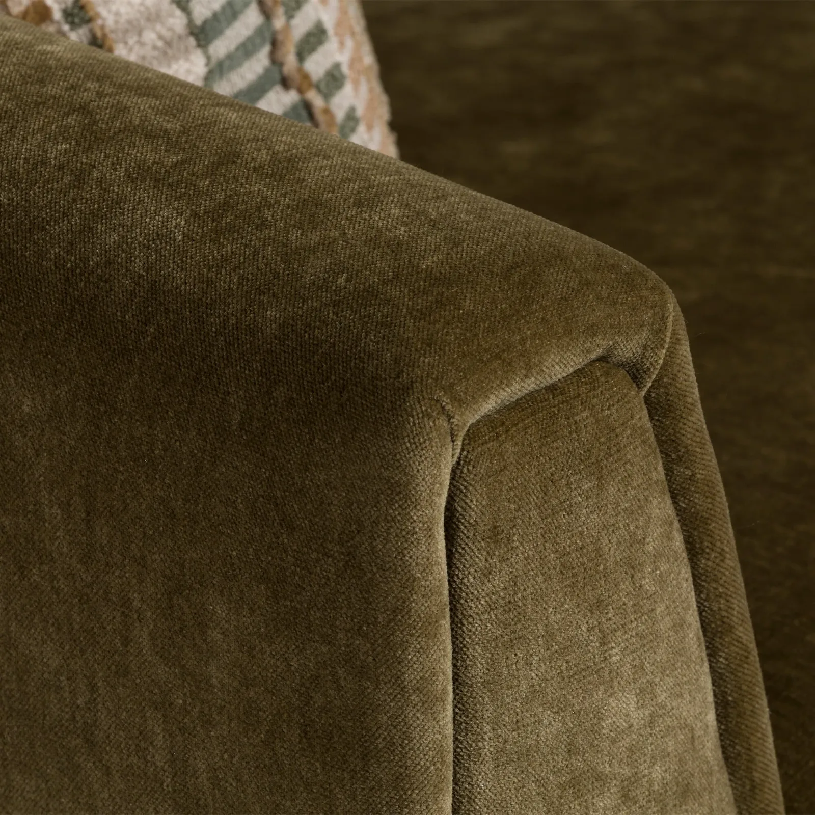 Calloway Cuddler, Green Fabric | Barker & Stonehouse 4