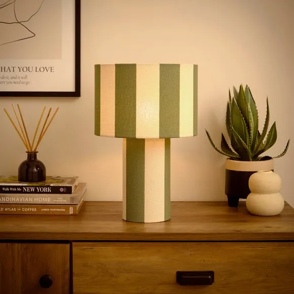 Beatrice Striped Table Lamp 2