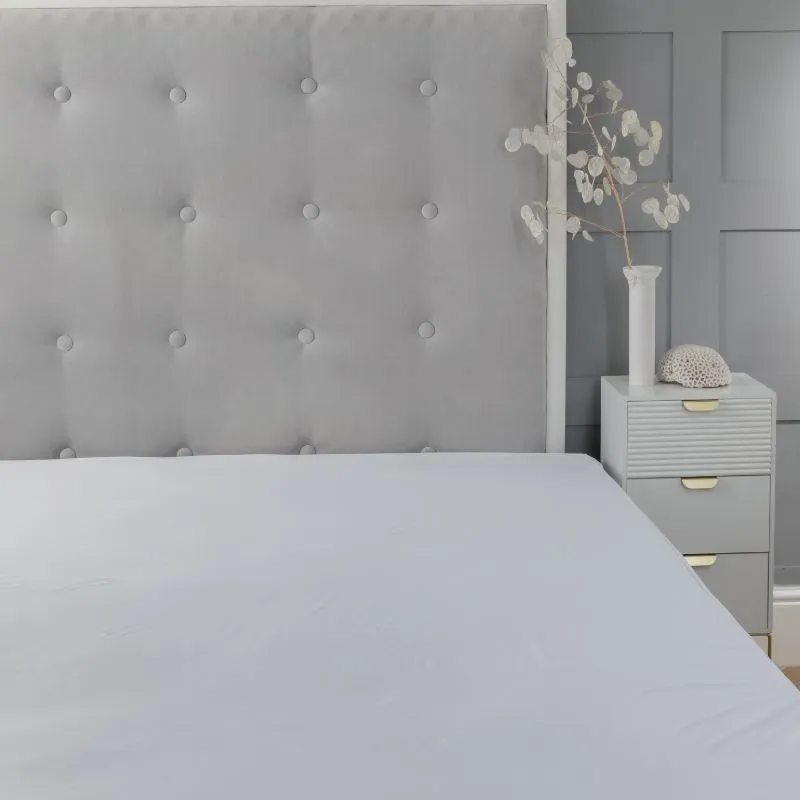 Snug City Anti Bed Bug Mattress Protector Waterproof Fully Encased Zipped Mattress Cover Dust Mite Proof in White