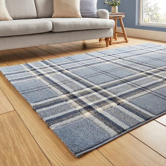 Catherine Lansfield Kelso Check Rug 6