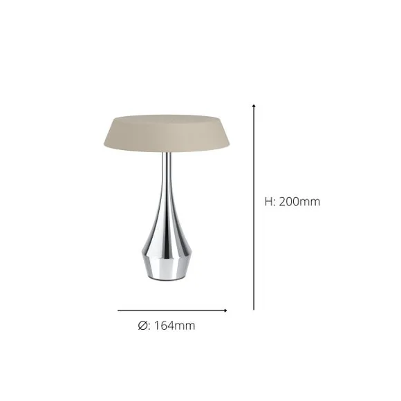 EGLO Turcio Rechargeable Touch Dimmable LED Outdoor Table Lamp 3