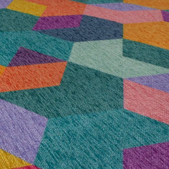 Match Axel Geo Washable Rug 3