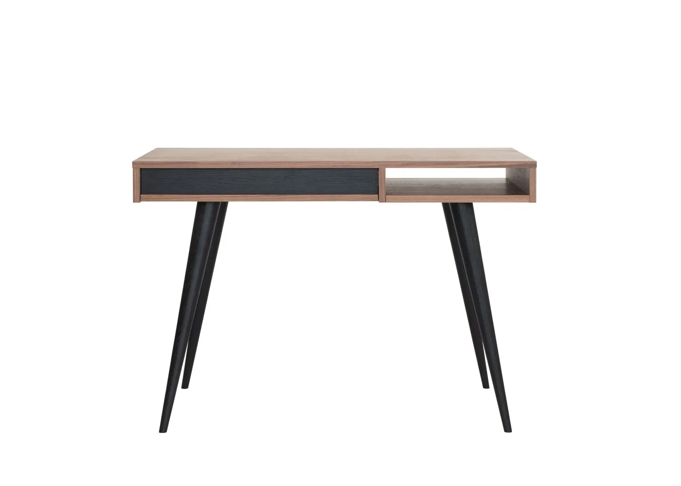 Case Celine Desk Walnut and Black 1