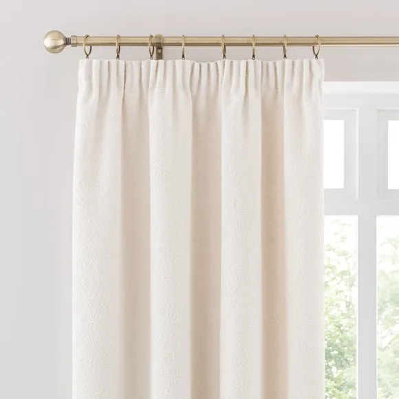 Churchgate Woodhouse Boucle Pencil Pleat Curtains 1