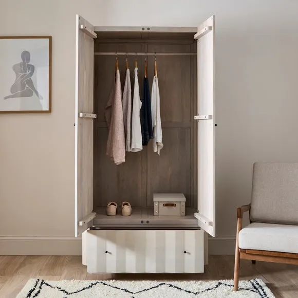 Willa Double Wardrobe, Mango Wood 2