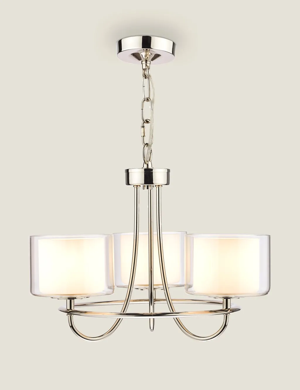 Laura Ashley Southwell Pendant Light Silver