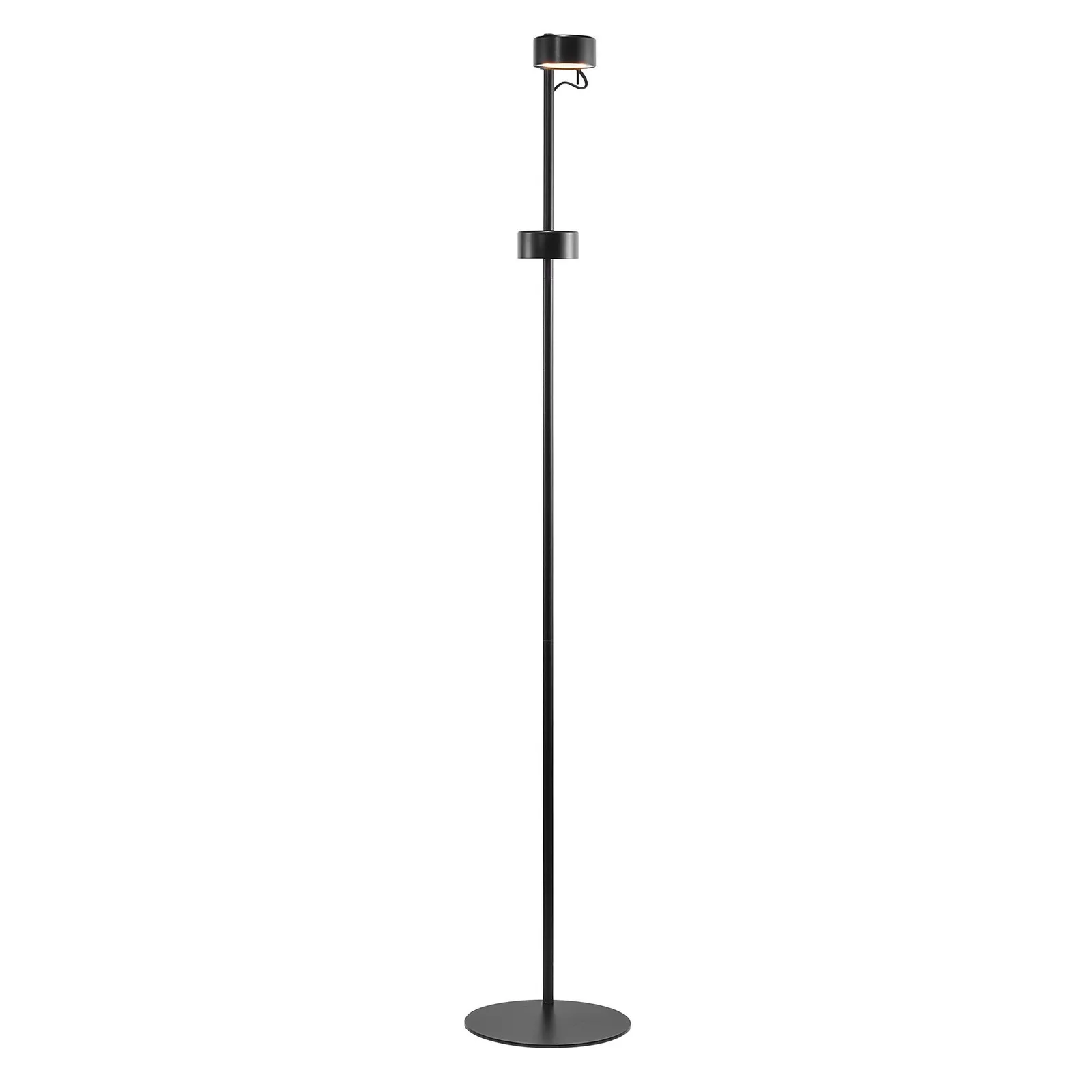 Nordlux Clyde Floor Lamp Black Metal Livingroom LED Switch 2700k 2