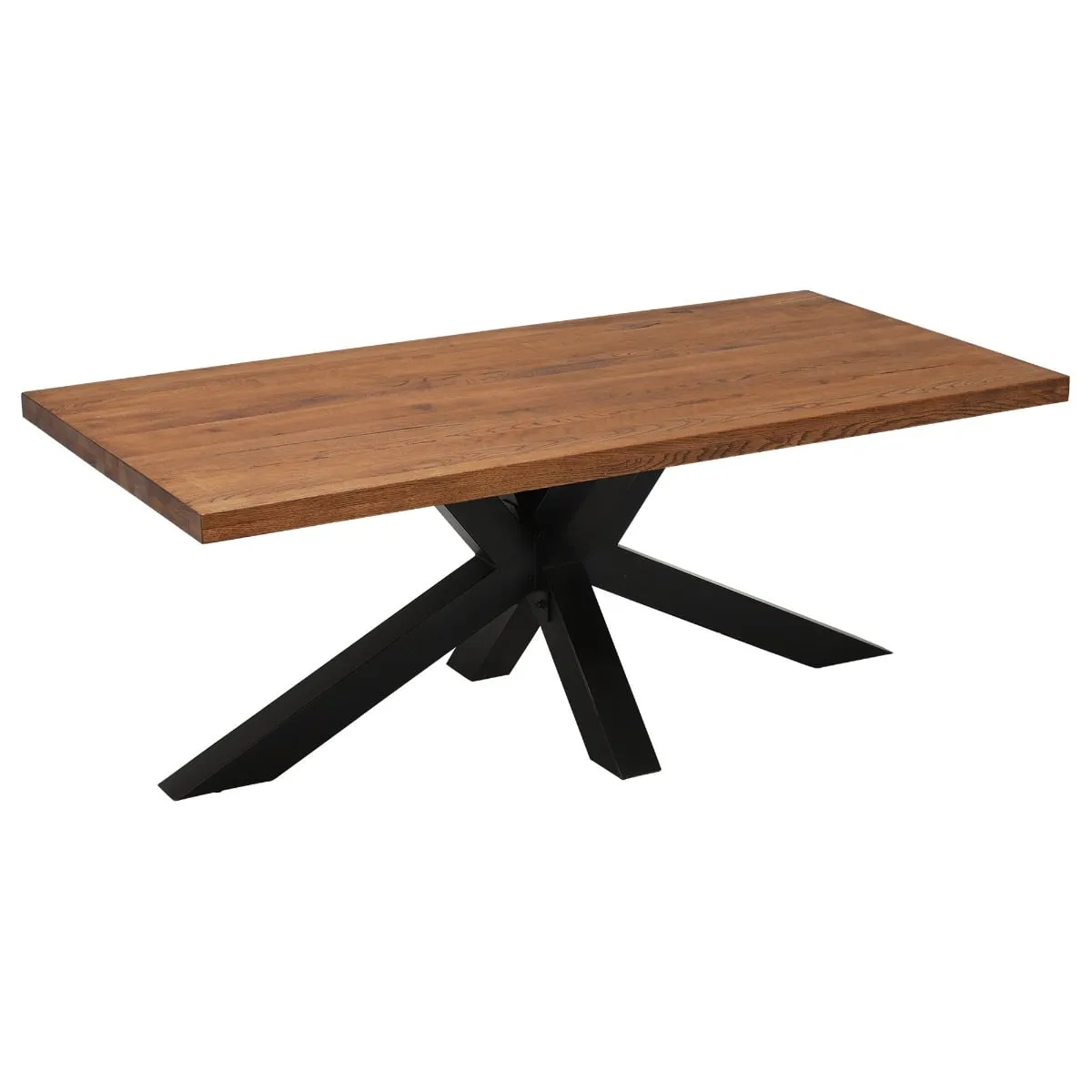 Navarro Star Dining Table 220Cm, Brown Oak | W220cm | Barker & Stonehouse 6