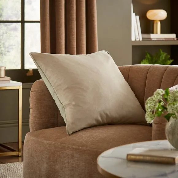 Luxe Velour Contrast Square Cushion 1