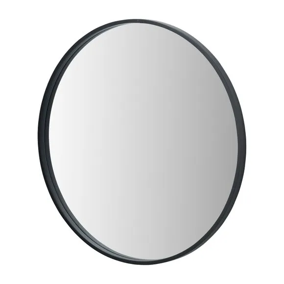 Wood Round Mirror 3