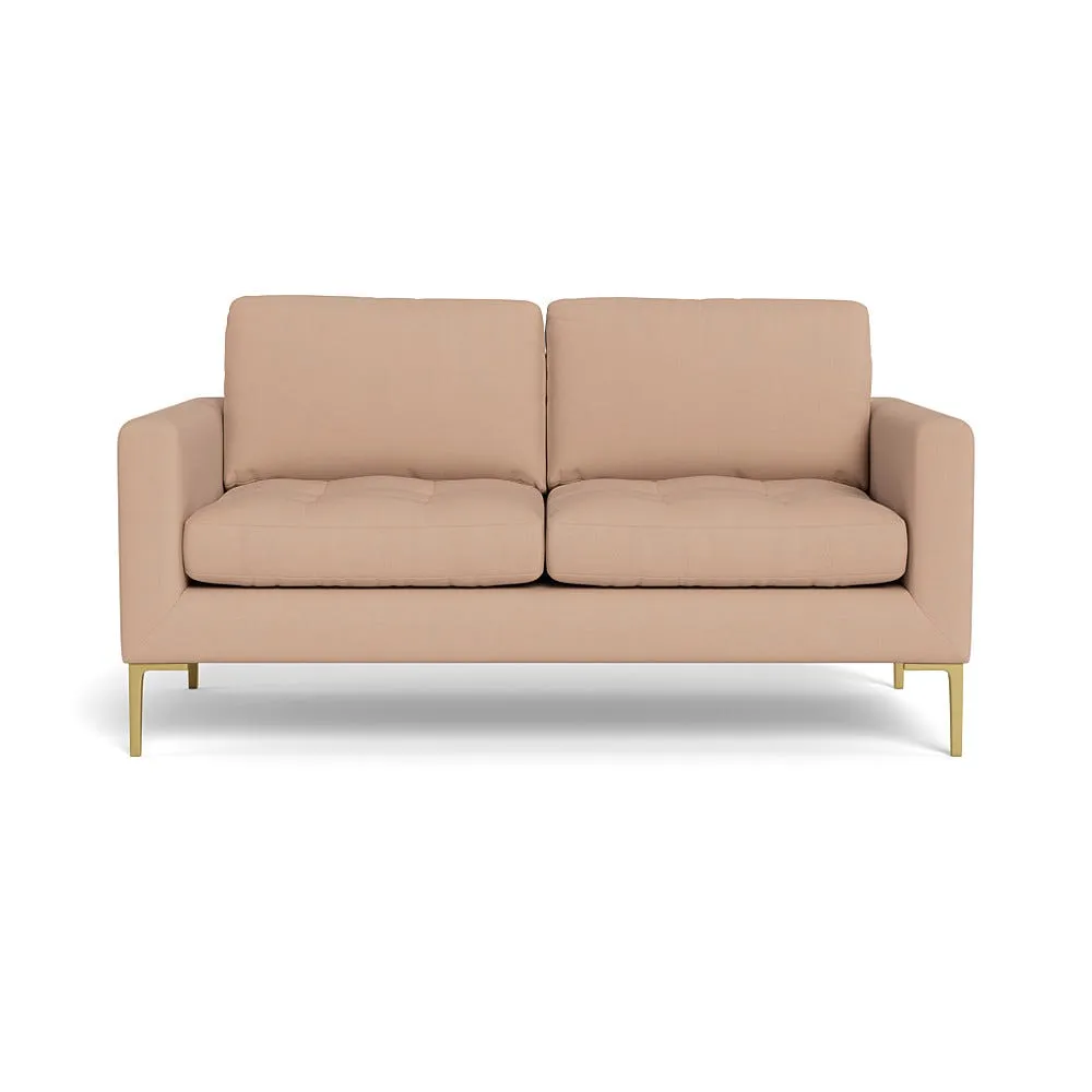 Heal's Eton 2 Seater Sofa Capelo Linen-Cotton Rosedale Brass Feet 1