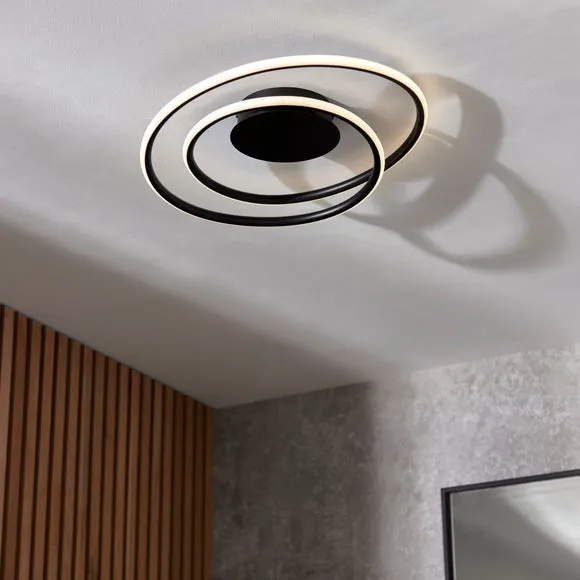 Langdon Bathroom Integrated LED Flush Ceiling Light 1