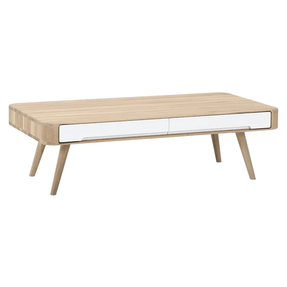 Gazzda Ena Coffee Table White 90x90x35cm