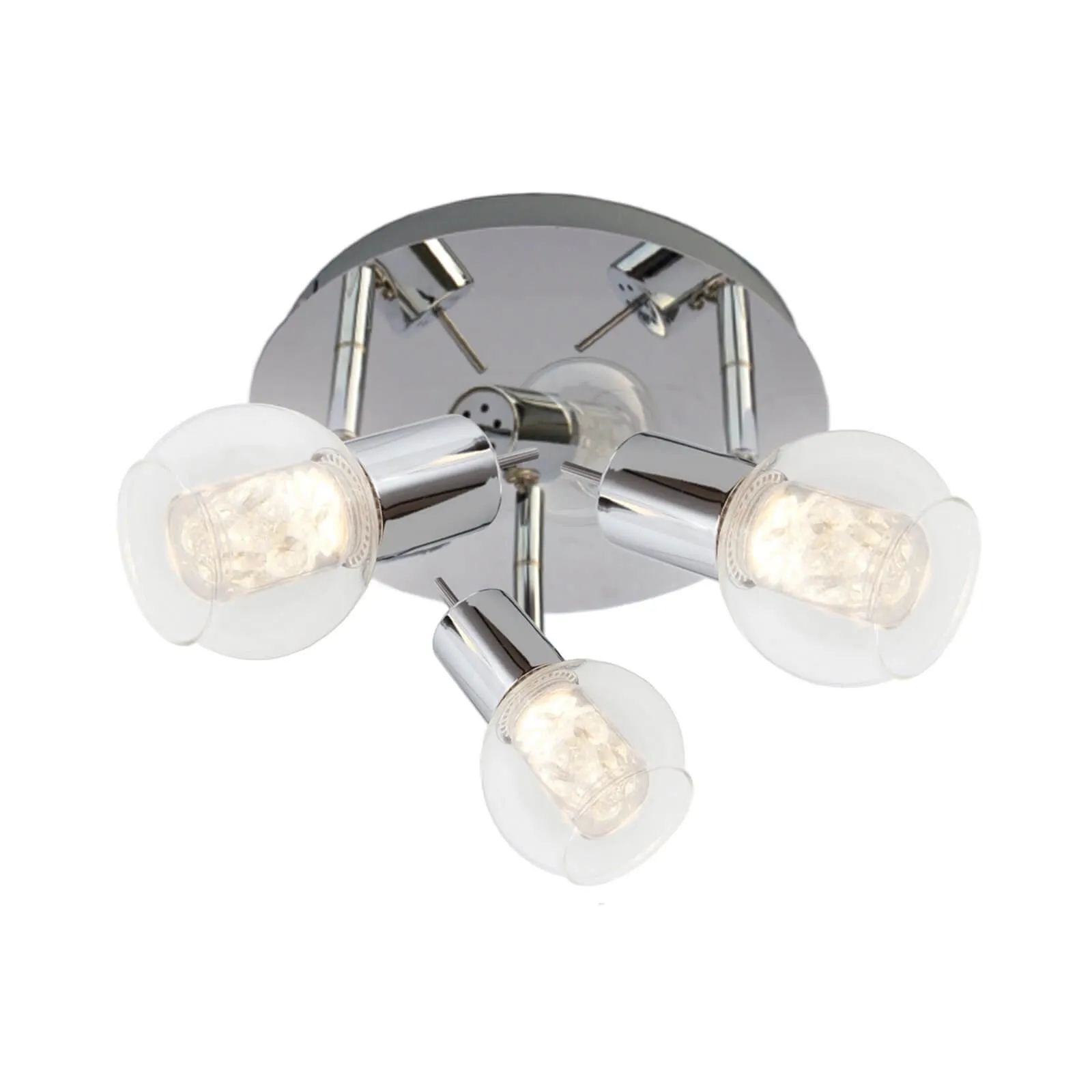 Tristan Glass Beaded Insert 3 Plate Spotlight