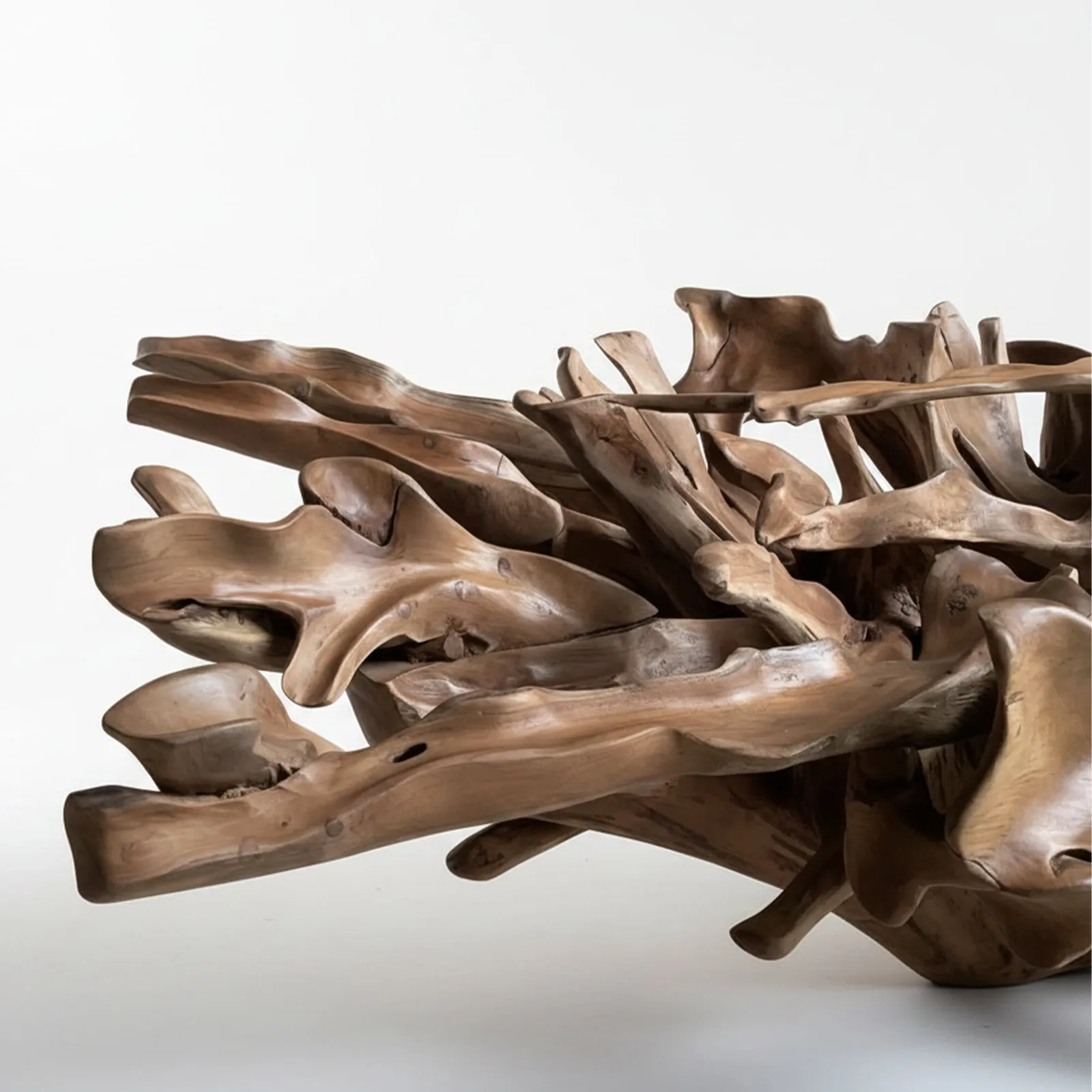 Wistman Coffee Table Square Carved, Teak Wood | Barker & Stonehouse 4