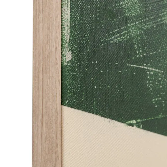 Cedar & Sage Emerald Abstract Framed Canvas 4
