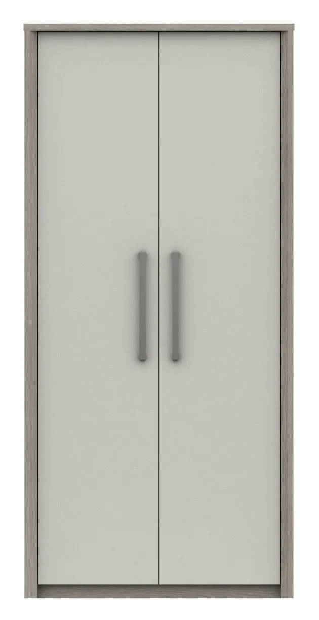 Grasmere 2 Door Wardrobe - White