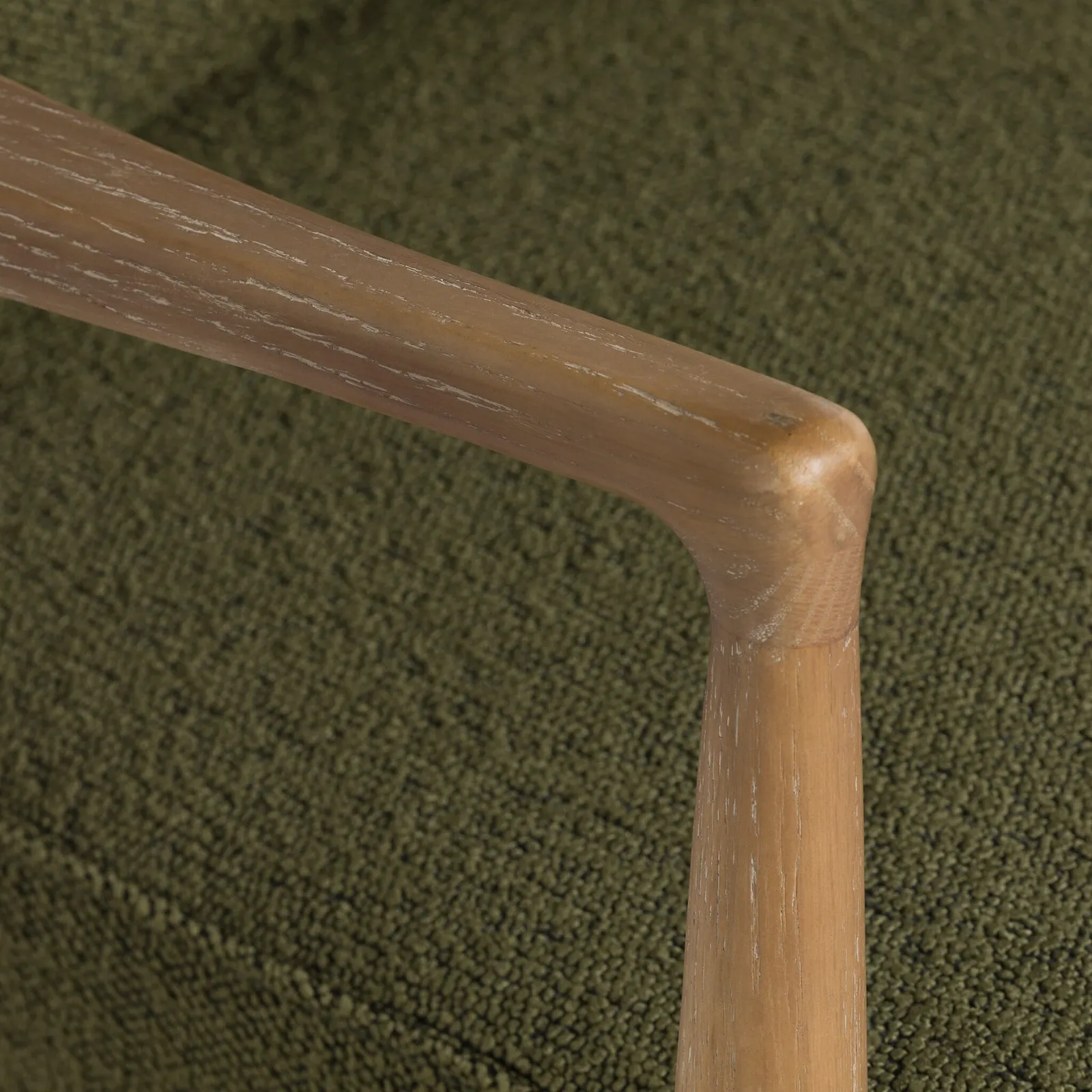 Pinter Armchair, Green Boucle | Barker & Stonehouse 5