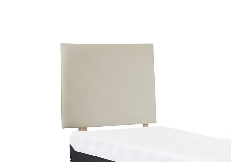 Buckingham Bledlow Strutted Headboard - Single - Ice Cream