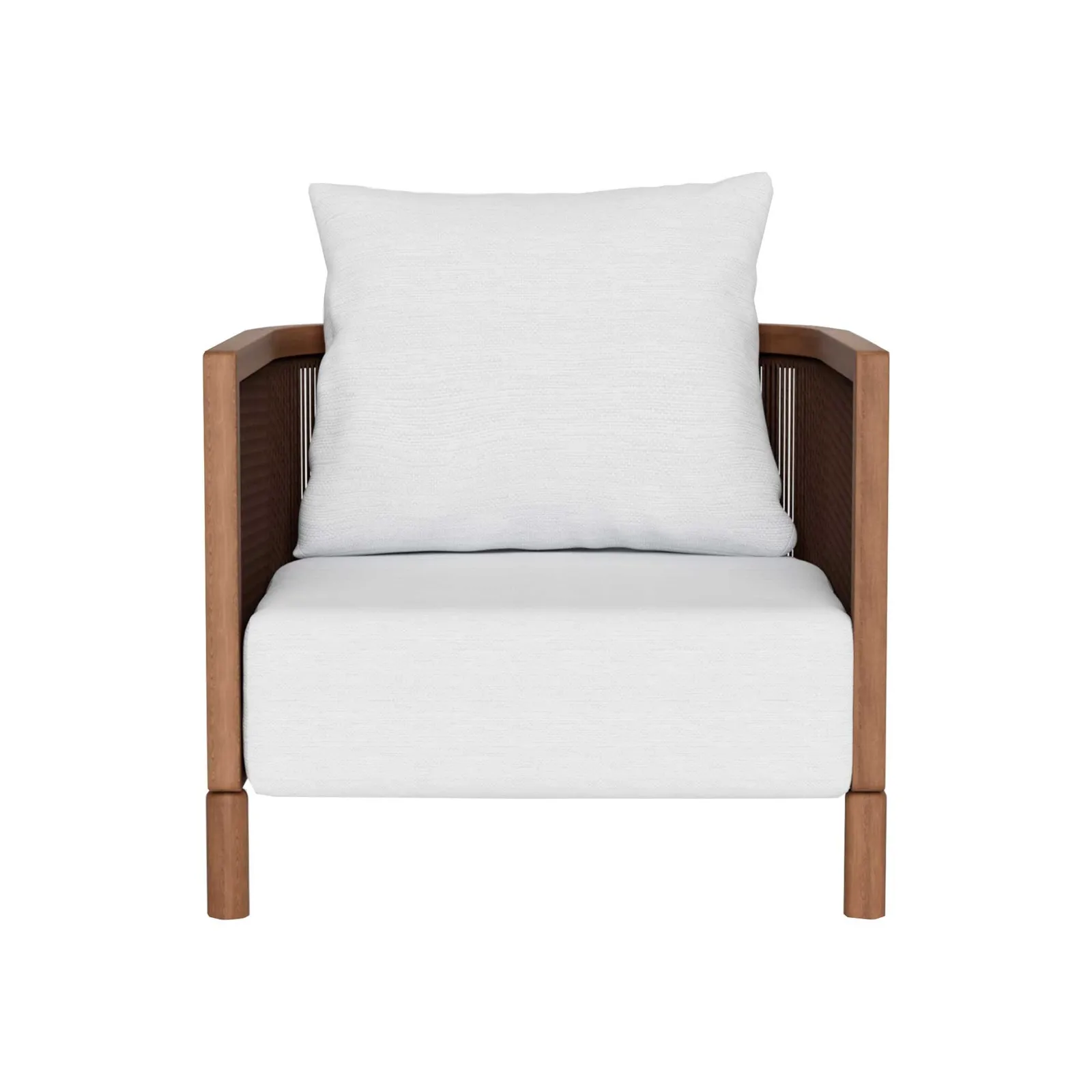 Praia Garden Lounge Chair, Wooden, Grey | Barker & Stonehouse 4