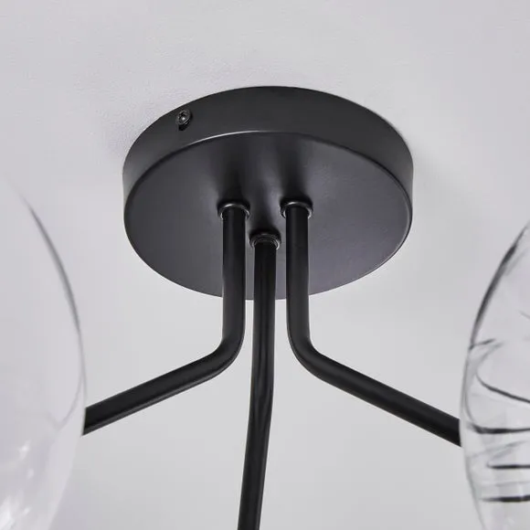 Nila 6 Light Semi Flush Ceiling Light 3