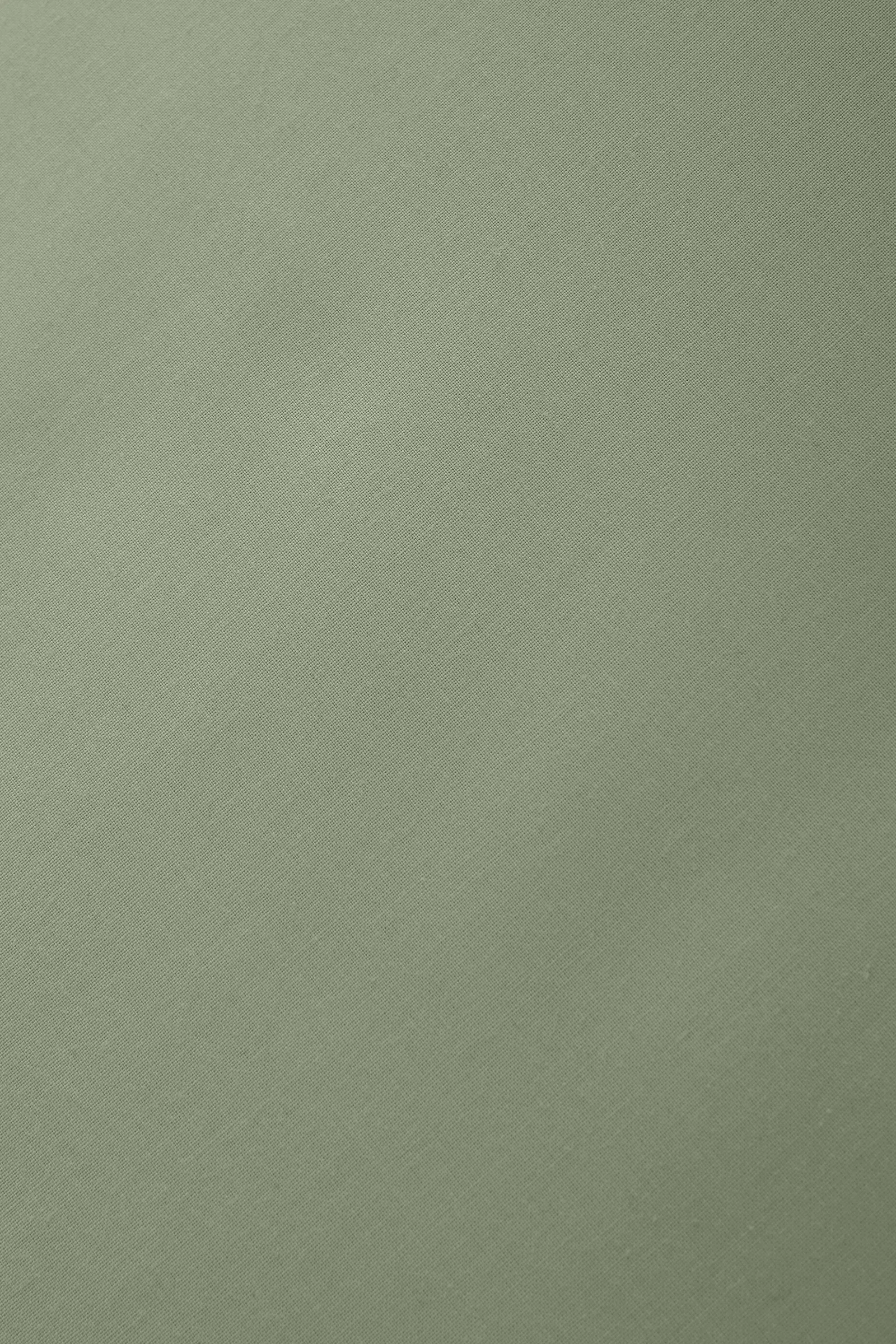 Bianca 200 Thread Count Cotton Percale 32cm Depth Sheet in Green 4