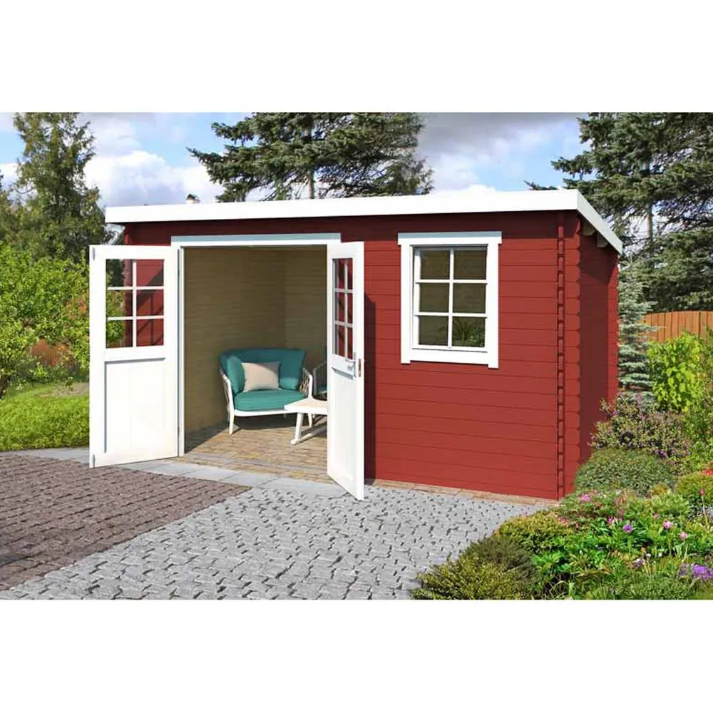 Lasita Maja Ltd Amira 230-Log Cabin, Garden Room, Home Office - L400xW268.7xH210.9 cm in Light Tan 4