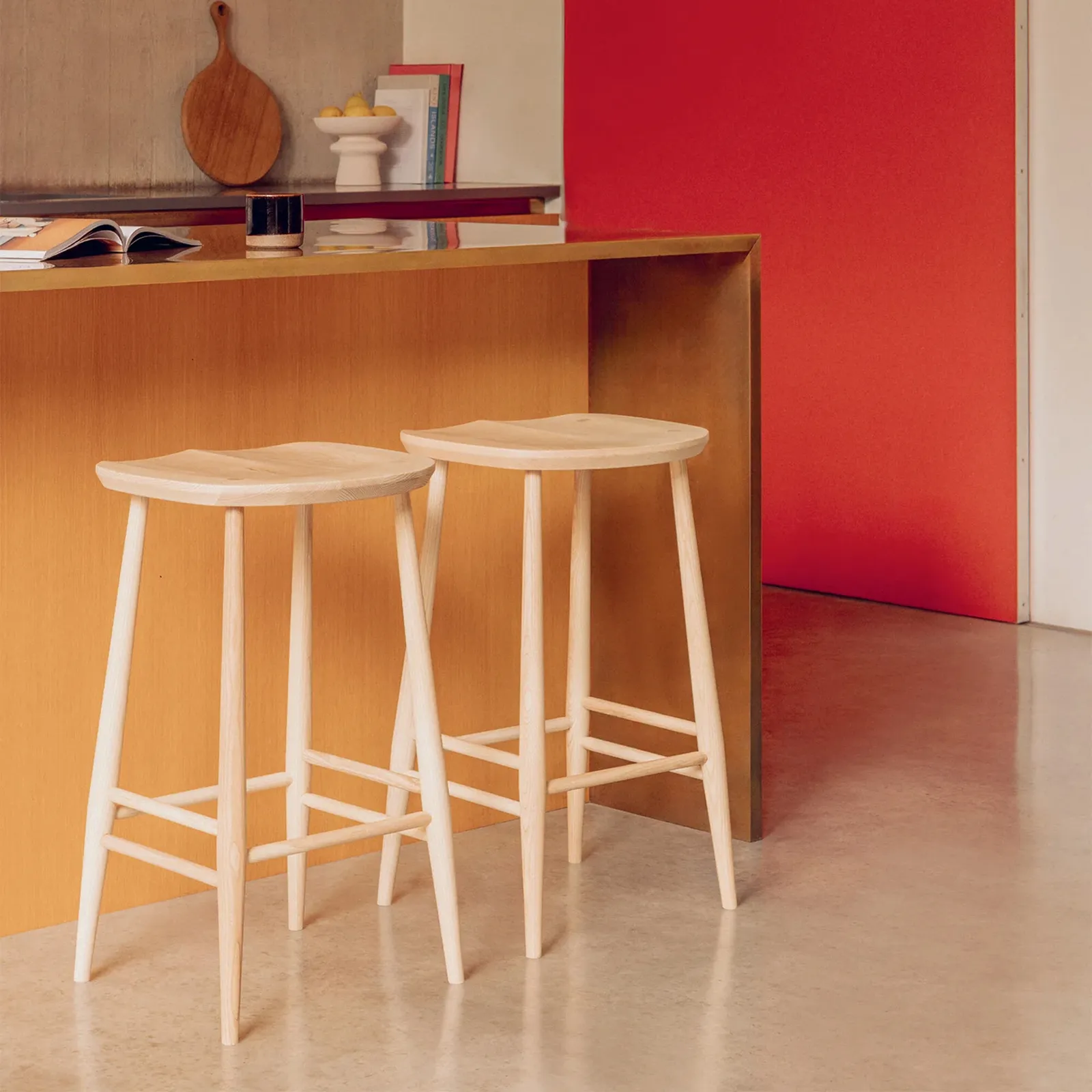 Ercol Utility Counter Stool 65Cm | Barker & Stonehouse 2