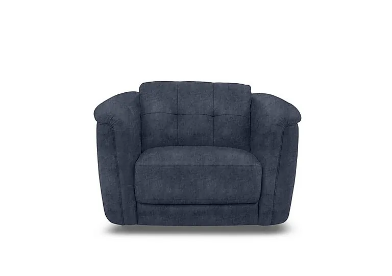 Monarch Fabric Cuddler Chair - Hudson Ocean