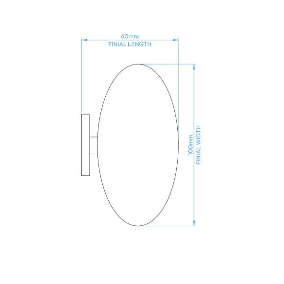 Pebble Fixed Metal Curtain Pole with Rings 6
