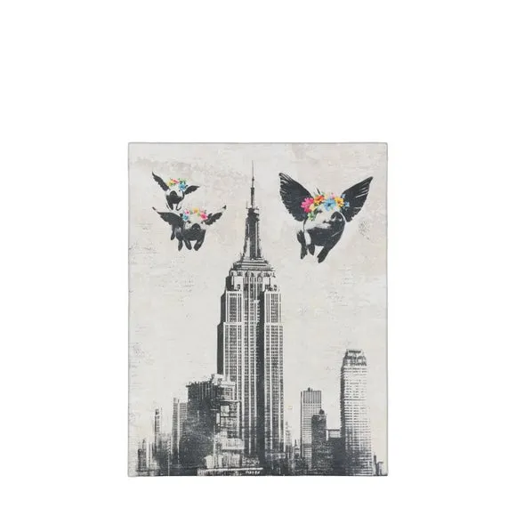 Cedar and Sage NY Urban Abstract 2 Framed Canvas 5