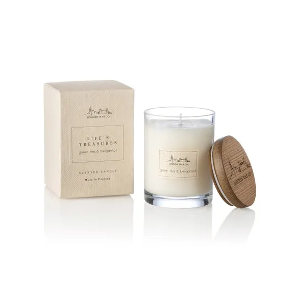 The London Wax Co Green Tea & Bergamot Candle
