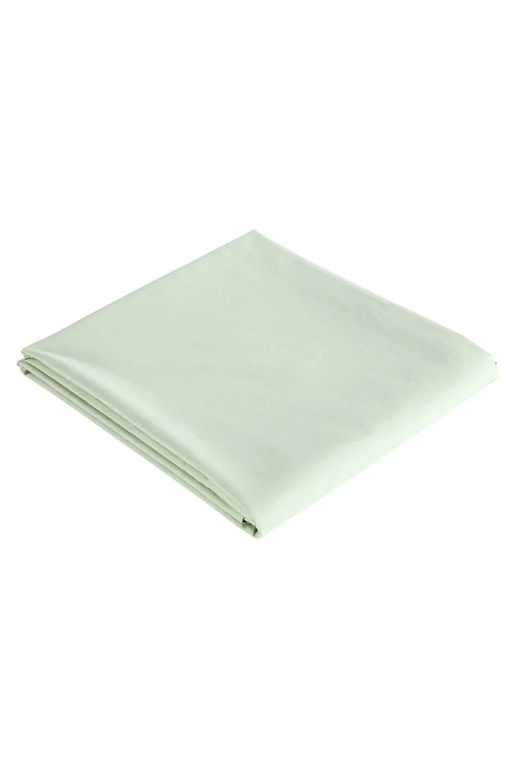 CHRISTY Pure Cotton Percale Flat Sheets in Green 1