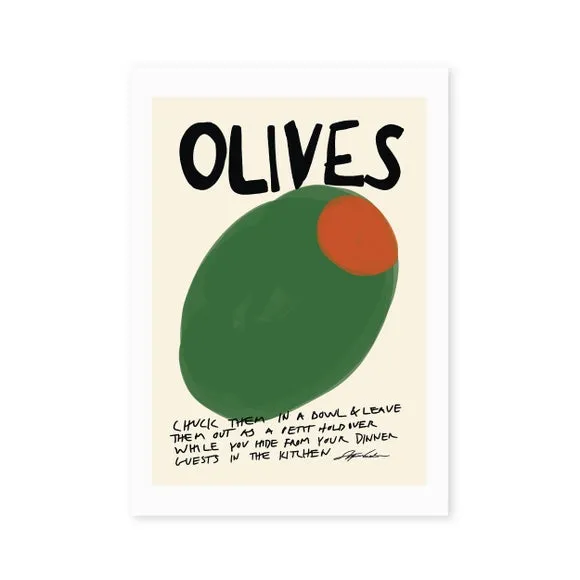 East End Prints Olives Print 2