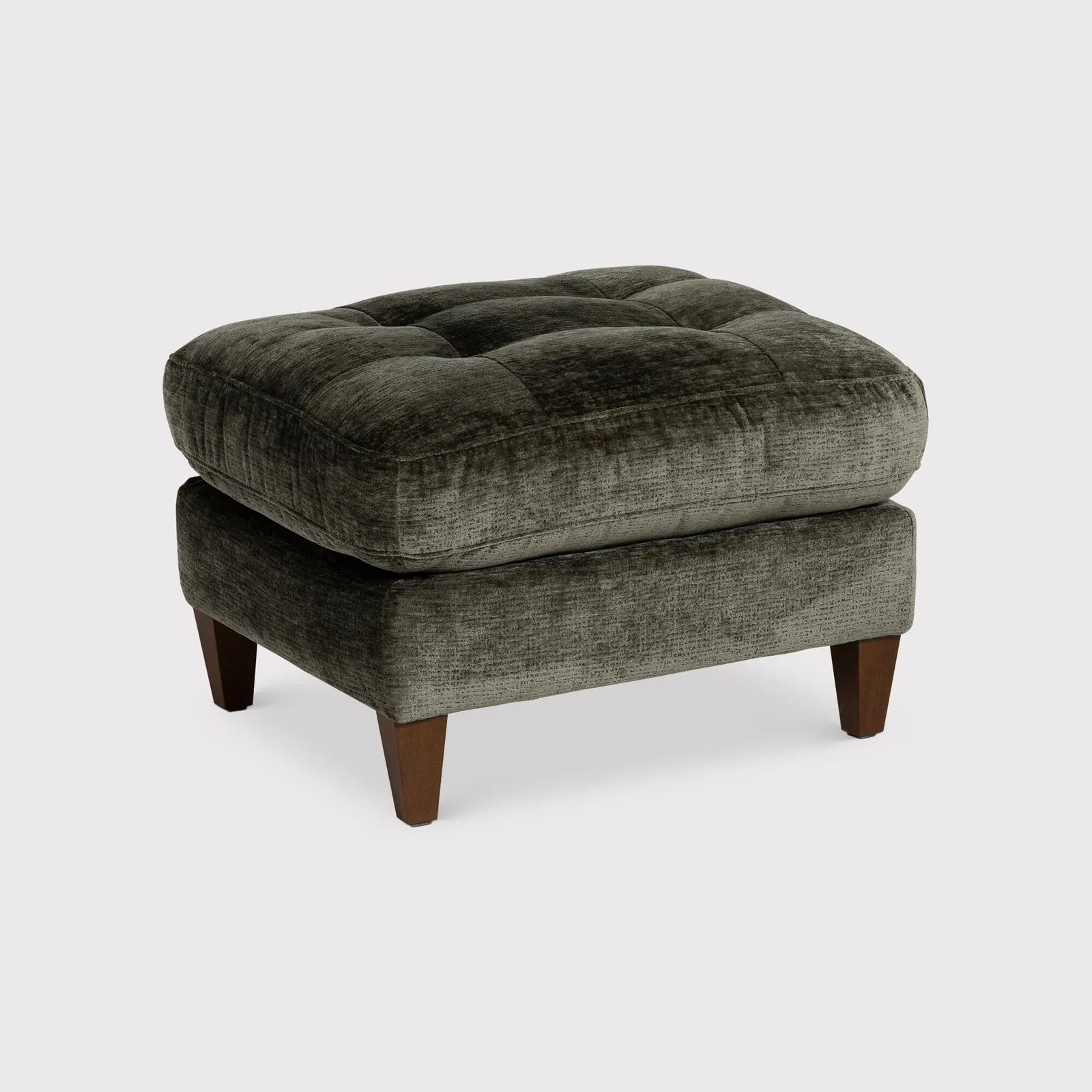 Lindisfarne Stool, Green Fabric | Barker & Stonehouse