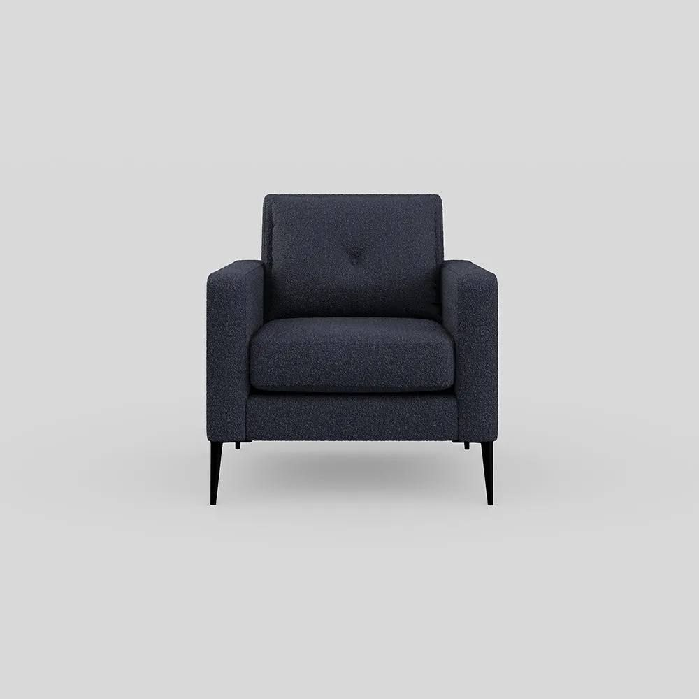 Heal's Brunel Armchair Boucle Indigo